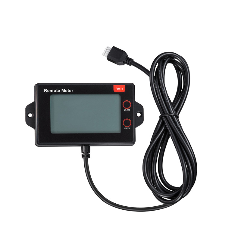 Pantalla LCD del medidor remoto SRNE RM-6 para MC24 Series MPPT 20A 30A 40A 50A Controlador de carga solar