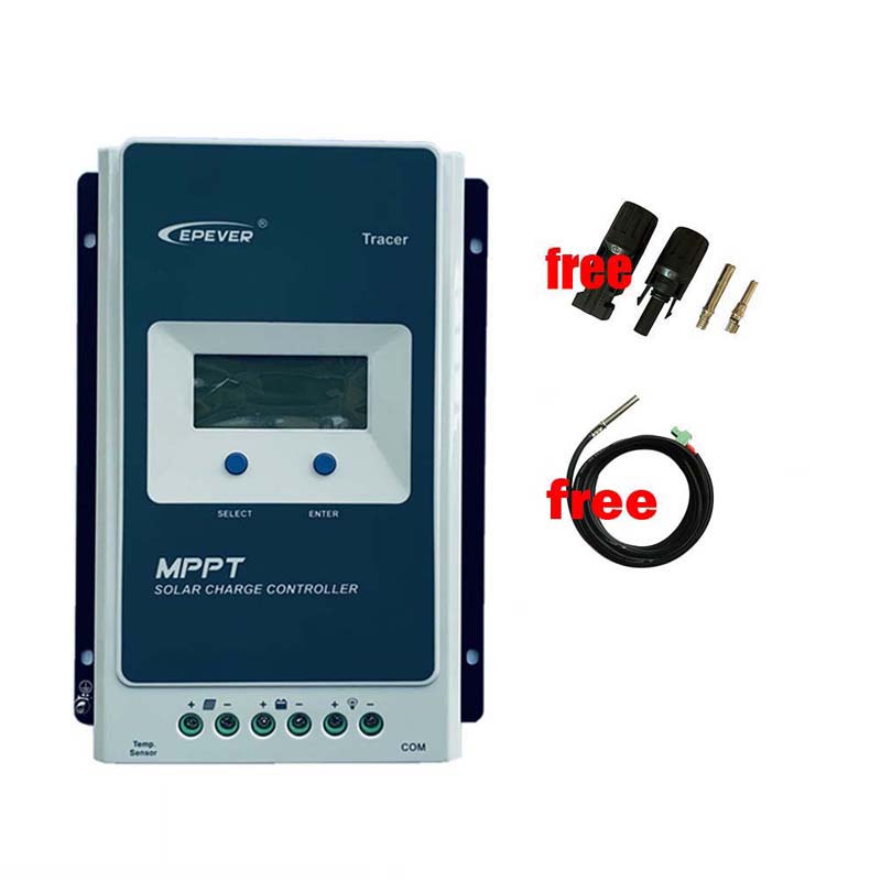 Controlador de carga solar de FOEVER MPPT 12V 24V 10A 20A 30A 40A Batería de litio de lomo-ácido de plomo LCD Pantalla LCD MAX 100 V