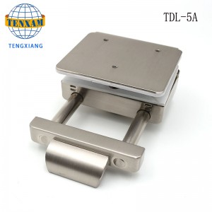 Proveedor de China al por mayor Wholesale Fardware de la puerta de vidrio sin marco Templado Cerradura de puerta de vidrio deslizante