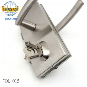 China Fábrica moderna barata 694 Manija de aluminio y placa de hierro Cerradura de la puerta Sethot