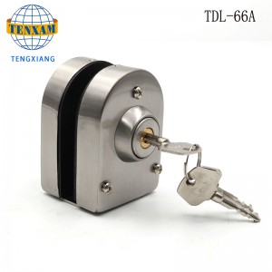 Baño del hotel puerta de vidrio sin marco de la puerta de doble bloqueo de la puerta de vidrio de acero inoxidable Pestillo de la puerta 8 ~ 12 mm Cerradura de puerta de vidrio deslizante