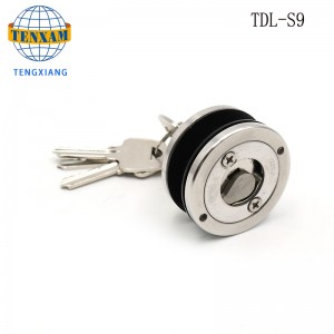 Cerraduras de puerta de vidrio deslizante de alta calidad con cilindro de bloqueo