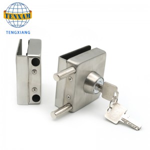 Bloqueo de lateral doble de cristal templado de cristal anti-oxidante en cerraduras