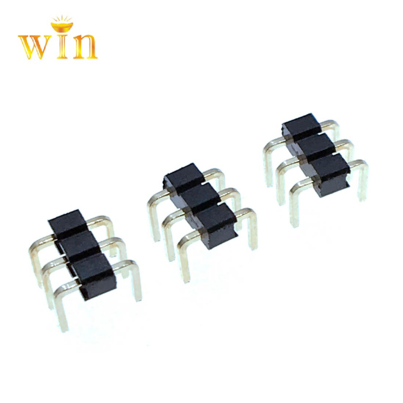 Conector de encabezado de pin de una sola fila de 2.54mm U