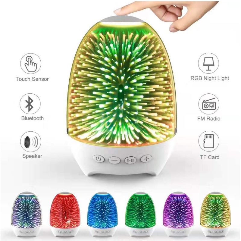 Altavoz Bluetooth portátil de alta gama FB-BSK2 con 7 colores que cambian la iluminación LED