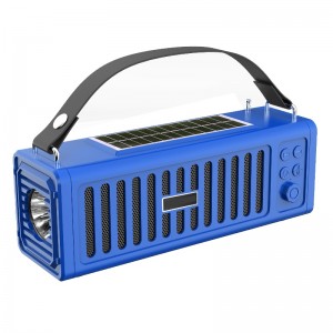 Altavoz Bluetooth FB-BSL23 con energía solar y antorcha LED