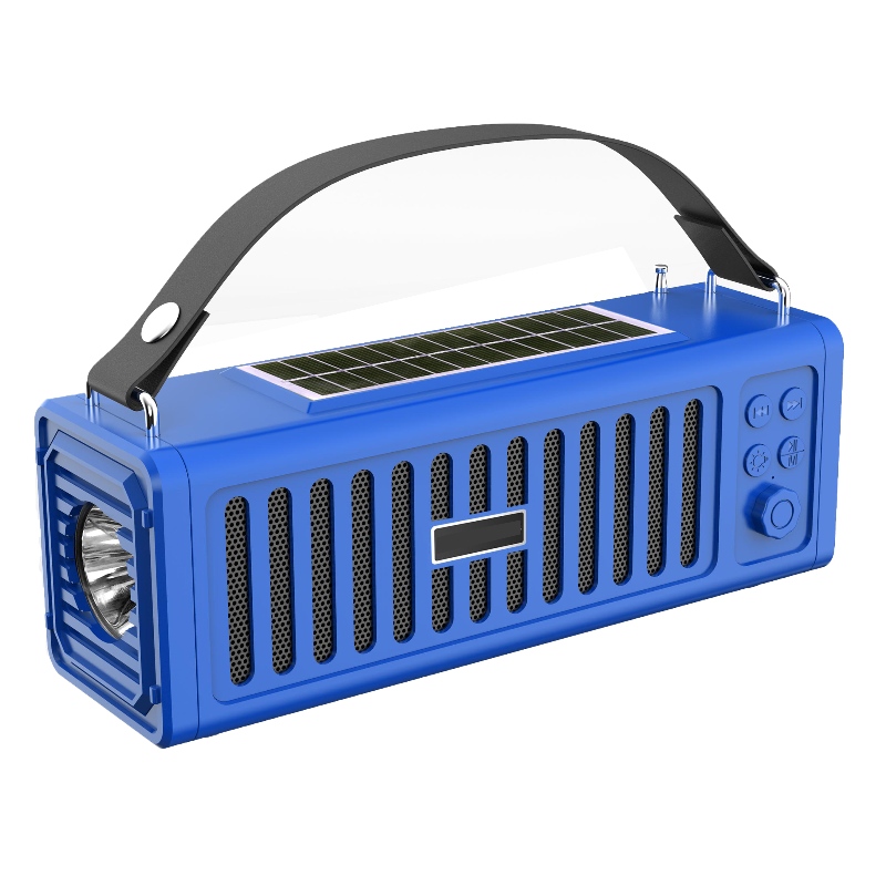 Altavoz Bluetooth FB-BSL23 con energía solar y antorcha LED