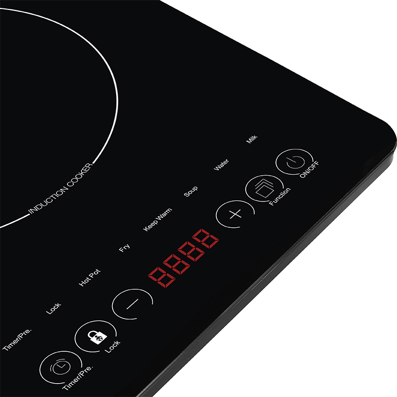 30a placa de inducción única en placa de inducción utensilios de cocina de inducción con botones MAX y MIN Fabricante con certificación BSCI ISO CE