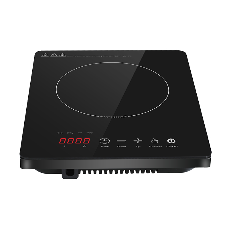 BTC03 HOT de inducción portátil, 2000W Toque Cocina de inducción con cerradura de seguridad paraniños, contador de control de potencia y potencia de 8niveles