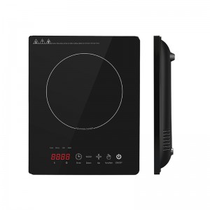BTC03 HOT de inducción portátil, 2000W Toque Cocina de inducción con cerradura de seguridad paraniños, contador de control de potencia y potencia de 8niveles