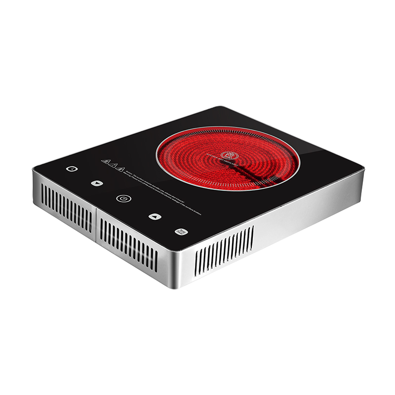 J8 Factory Cero de cerámica eléctrica Acero inoxidable Cerámica eléctrica Cerámica de cerámica blanca Cocina eléctrica Plata CE BSCI LVD