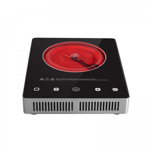 J8 Factory Cero de cerámica eléctrica Acero inoxidable Cerámica eléctrica Cerámica de cerámica blanca Cocina eléctrica Plata CE BSCI LVD