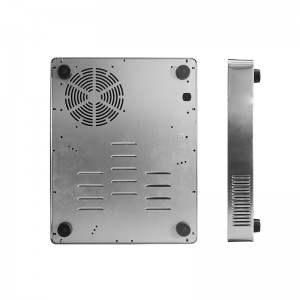 J8 Factory Cero de cerámica eléctrica Acero inoxidable Cerámica eléctrica Cerámica de cerámica blanca Cocina eléctrica Plata CE BSCI LVD