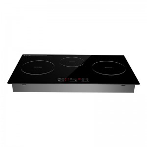 DFY-ITH5501 Tres Zona de cocina Control táctil Cocina de inducción linda