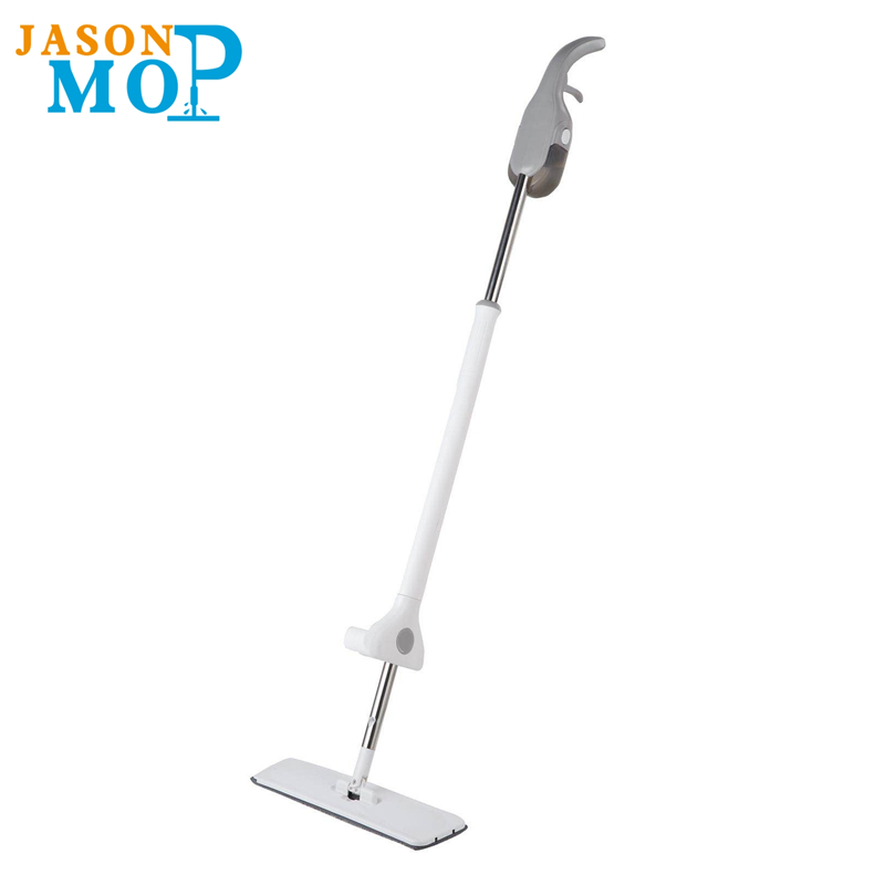 JASON Nuevo trapeador de manos libres de varilla de acero inoxidable de microfibra para la limpieza del hogar