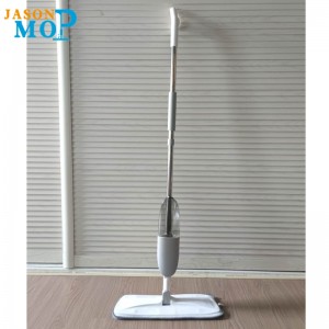 JASON 2020 Nuevo trapeador de agua con varilla de acero inoxidable, trapeador plano limpio de microfibra