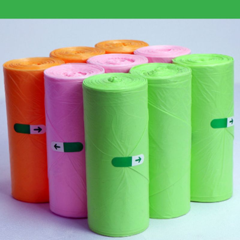 Producción de bolsas degradables de alta calidad, bolsas de degradación amigables con el medio ambiente.