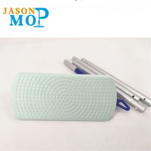 Clear clásico de telano tejida fregona plana con barra de acero telescópico 360 MOP de limpieza