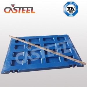 TEEREX JW42 JAW MINURY DIENTE DIENTE MEDIO, JAWFACE Fija, Swing de la placa de la mandíbula