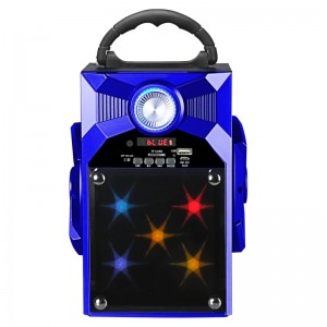 Altavoz Bluetooth portátil FB-BS8868S con iluminación LED de espejo de vidrio