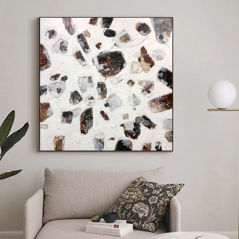 Pinturas abstractas Inicio Decorativo Moderno Pintura Arte de la pared 100% Hecho A Mano Pintura Lienzo Obra