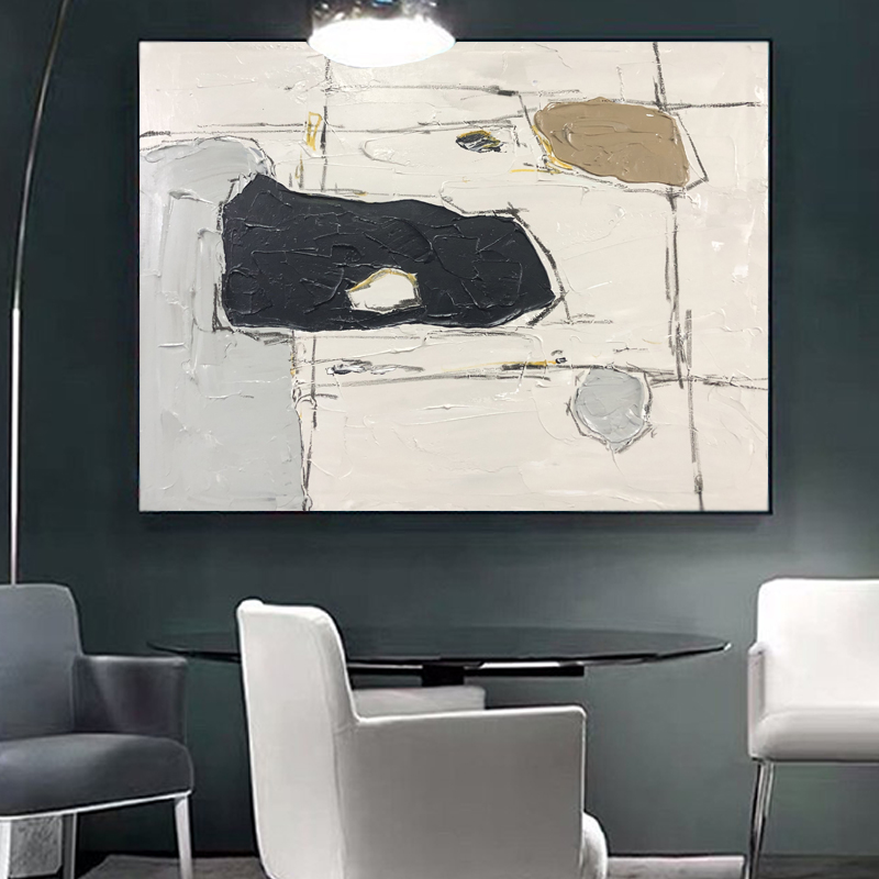 Sala de estar pintura de pared de alta calidad decoración de pared hecha a mano abstracta pintura al óleo