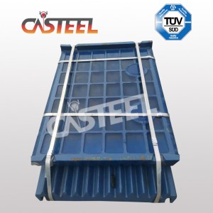 Placa de trituradora Pro Jaw Kleemann MC120, placa lateral, placa de mejilla