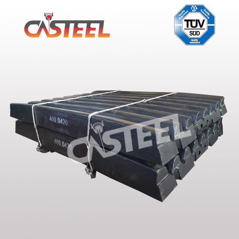 Piezas de repuesto genuinas para Sandvik CJ211, CJ411 Placa de mandíbula OEM de calidad de fundición