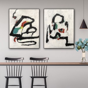 Contemporáneo Hecho a mano pinturas modernas para arte de pared Arte de pared abstracto pintura al óleo sobre lienzo