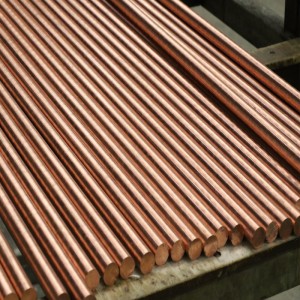 Palillo de cobre rojo