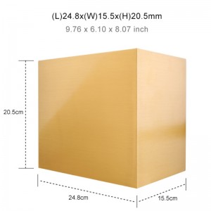 Urna de cobre cepillado