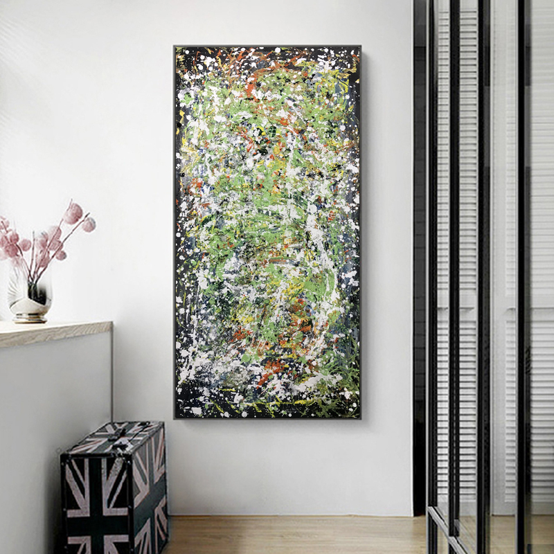 Venta al por mayor Hecho a mano Pintura de aceite de pintura de aceite decoración abstracta mural ilustraciones modernas