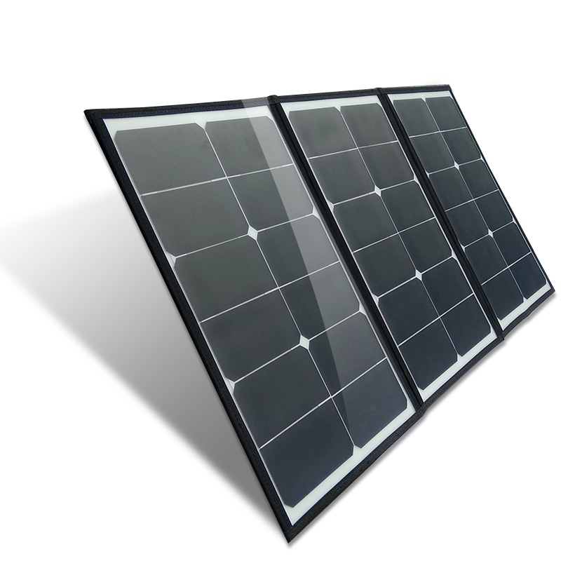 Bolsa plegable solar solar de alta eficiencia Portátil 60W 100W 200W 120W panel solar plegable