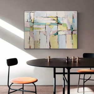 Wholesale hecho a mano Moderno abstracto lienzo arte trabajo pintura al óleo decoración del hogar