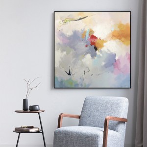 Al por mayor Alta calidad pintada a mano pintura al óleo arte ilustraciones extracto pintura al óleo sobre lienzo