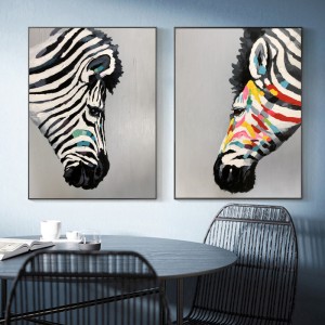 Al por mayor Alta calidad Pura pintura a mano Pintura Familia Pintura al óleo del arte del arte