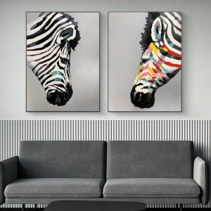 Al por mayor Alta calidad Pura pintura a mano Pintura Familia Pintura al óleo del arte del arte