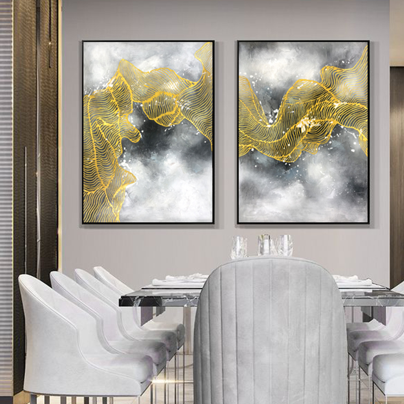 Pintura de arte de aceite chino abstractonuevo másnuevo para decoración Otra pintura