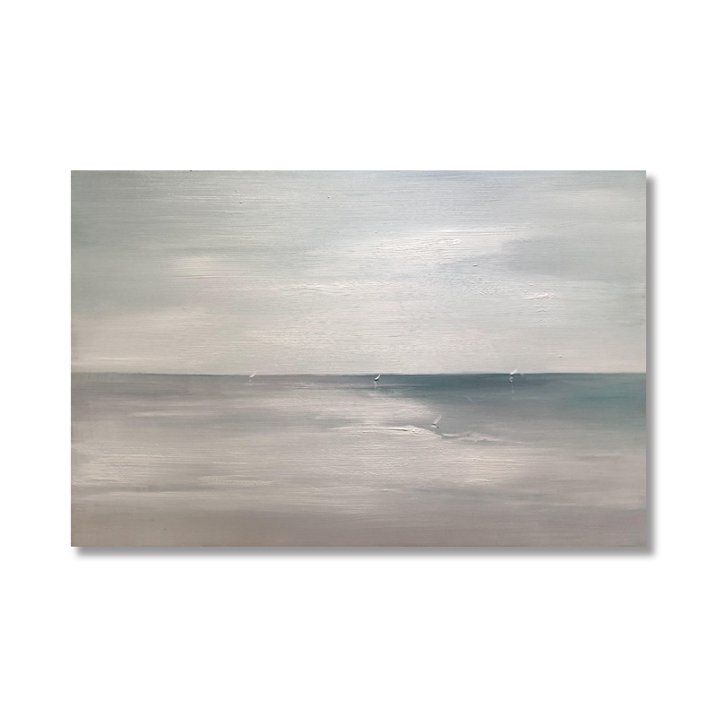 Pintado a mano de pared abstracta lienzo arte lienzo paisaje marino arte pintura al óleo pinturas al óleo