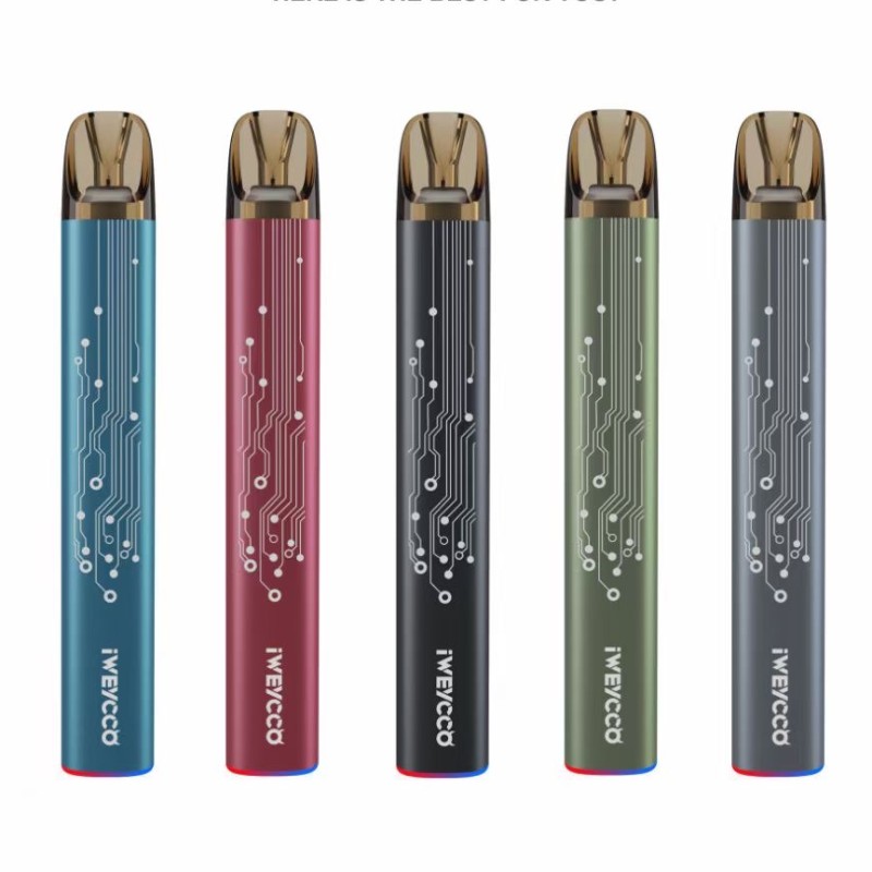USA Free Ship 100% original Iweycco Ghost E Cigarrillos Kit de dispositivo Vape batería de vape 20mg Cartucho RGB Light