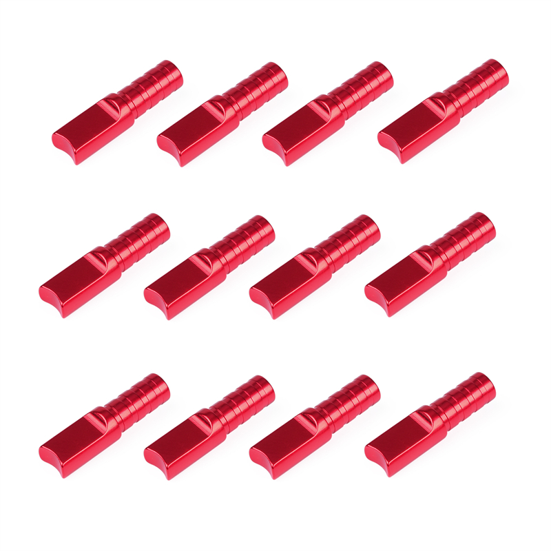R9 EK Archery Insertar aluminio Arrow Nocks para Archery Ballbow arrow Caza