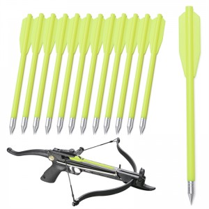 Elong al aire libre 110298 6.5inch Punto de ballesta de plástico Punto de acero para la ballesta de la pistola