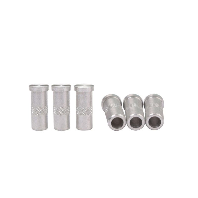Nika Archery 140023 Inserte 2219 Flecha de aluminio Nock para tiro de ballesto de tiro con arco