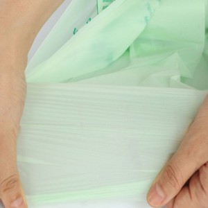 Bolsa de compras totalmente degradable, bolsa de bolsa ecológica pbat