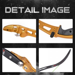 Nika Archery ET-8 68 pulgadas Recurve arco para disparos de objetivos de arquero