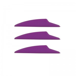 Nika Archery 170019 2.5inch Dolphin TPU Vane para tiro con arco Todo tipo de flecha disparando