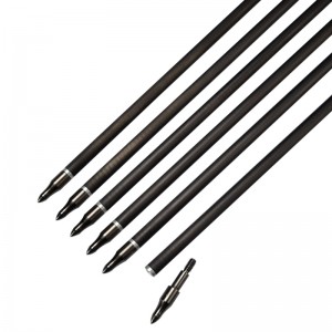Elong al aire libre 114454 ID6.2mm SP500 30 pulgadas de fibra de carbono arrow Turquía Pluma Tiro con arco