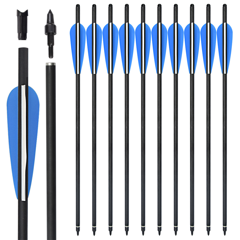 Elong al aire libre 110045 OD8.8mm 17 pulgadas rollfiberglass Bolt TPU WARES TRISBERO DE TRILLOS DE TIRERO