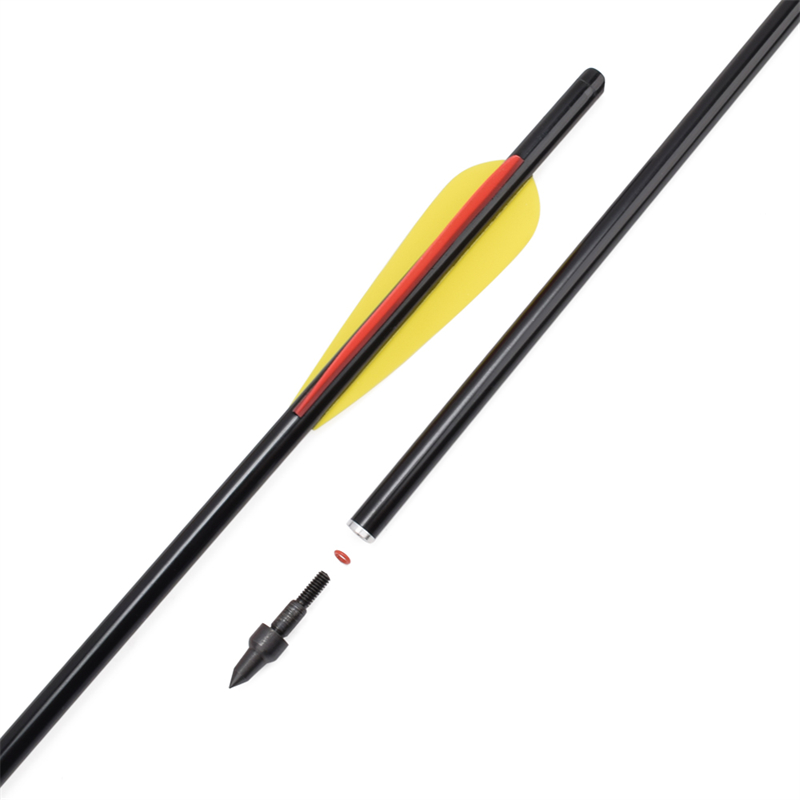 Elong al aire libre 116058-01 OD8.8mm 16inch Bollo de aluminio de 16 pulgadas TPU VANES Archery Ballbow Caza usando