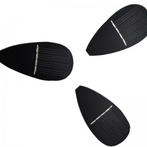 Pequeño tamaño de gota personalizada en forma de pequeña forma de hoja irregular Panel solar Portátil Off-Grid Mini Home Power Power Panels para casa